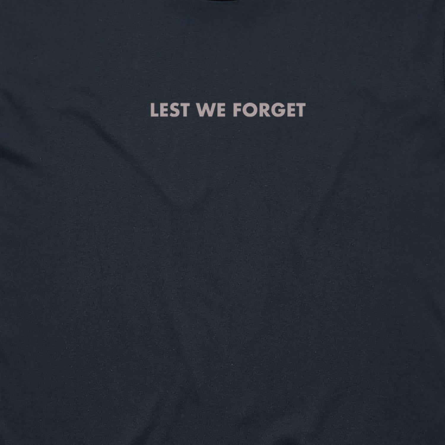 Lest We Forget + NZ Flag cotton t-shirt