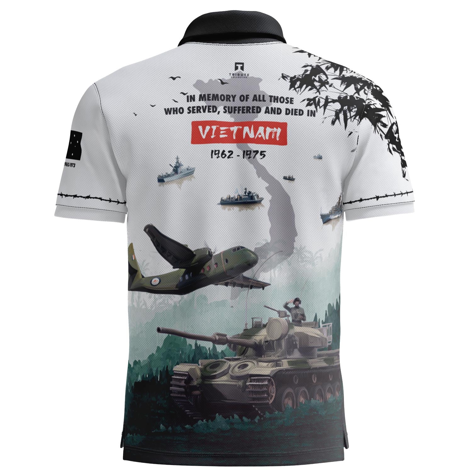 Vietnam Veterans polo with pocket