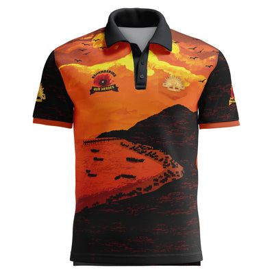 Remembering Our Heroes polo with pocket