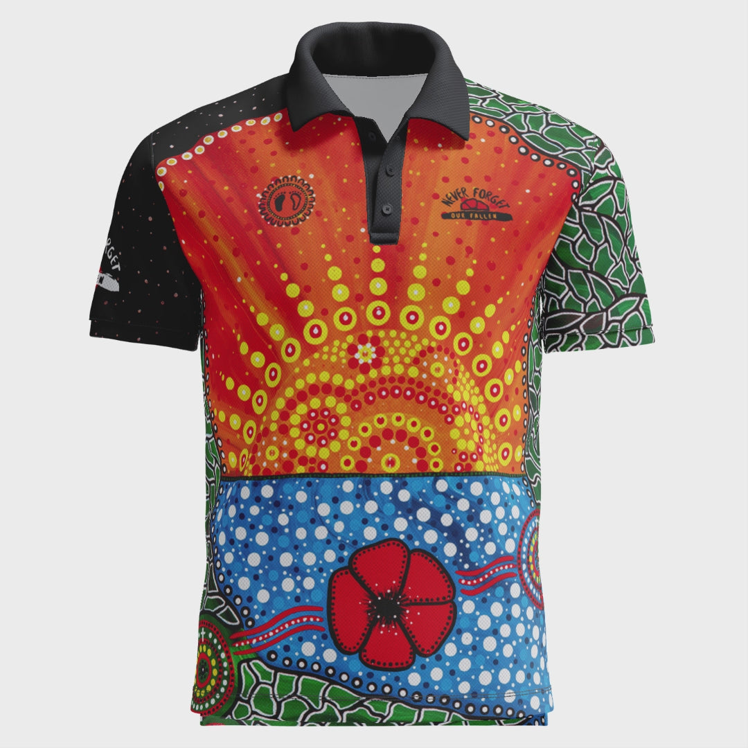 Load video: Never Forget polo